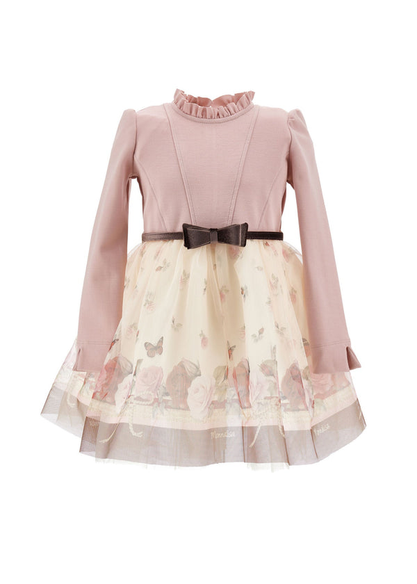 Abito Monnalisa Rose Tulle