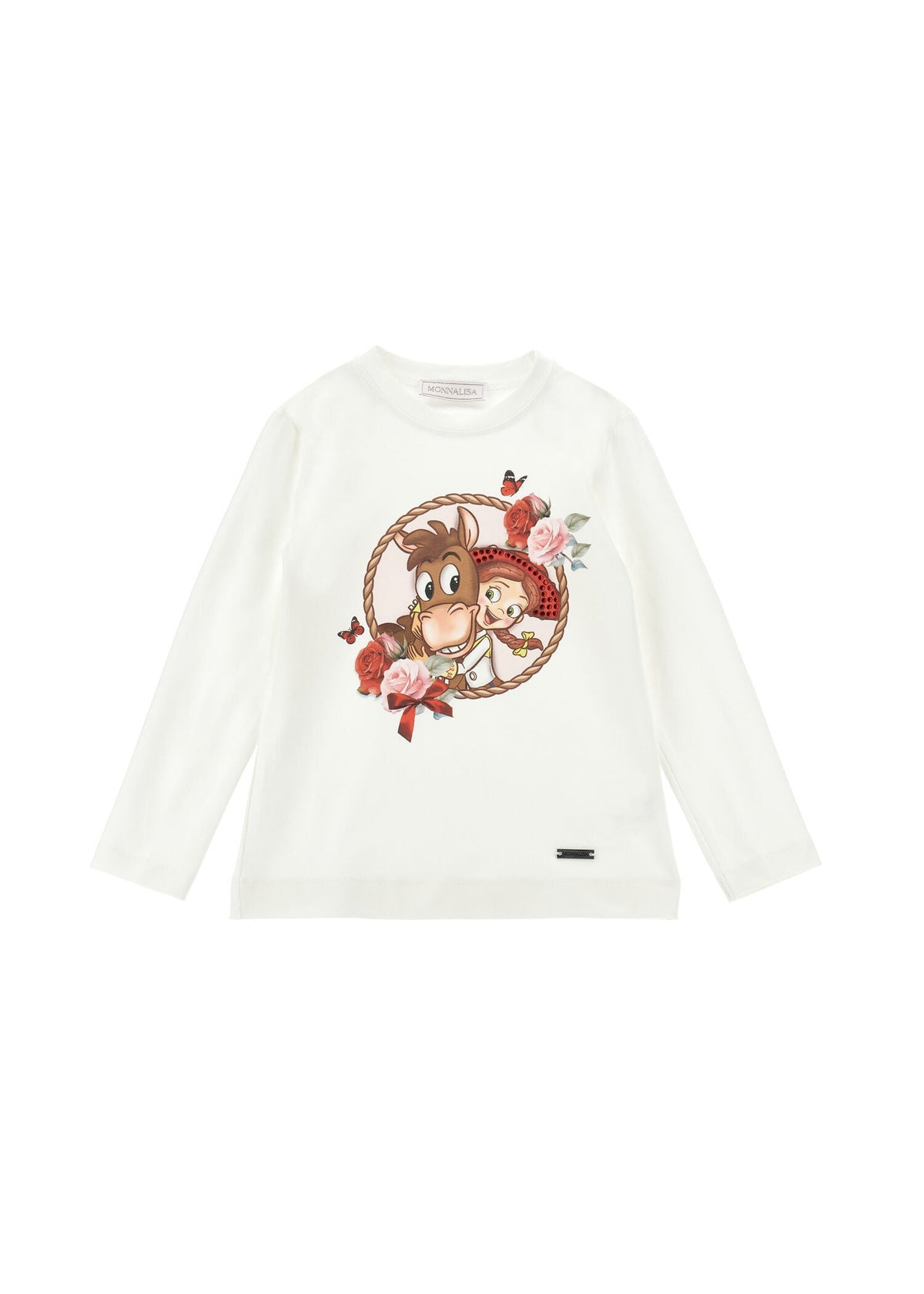 T-shirt Toy Story con Fiori e Paillettes