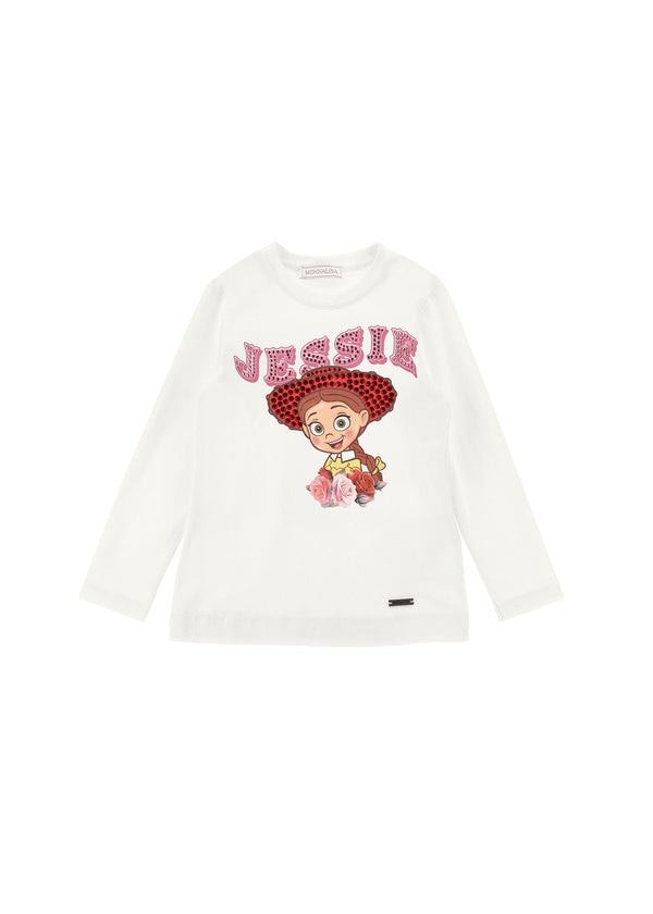 T-shirt Jessie strass Monnalisa