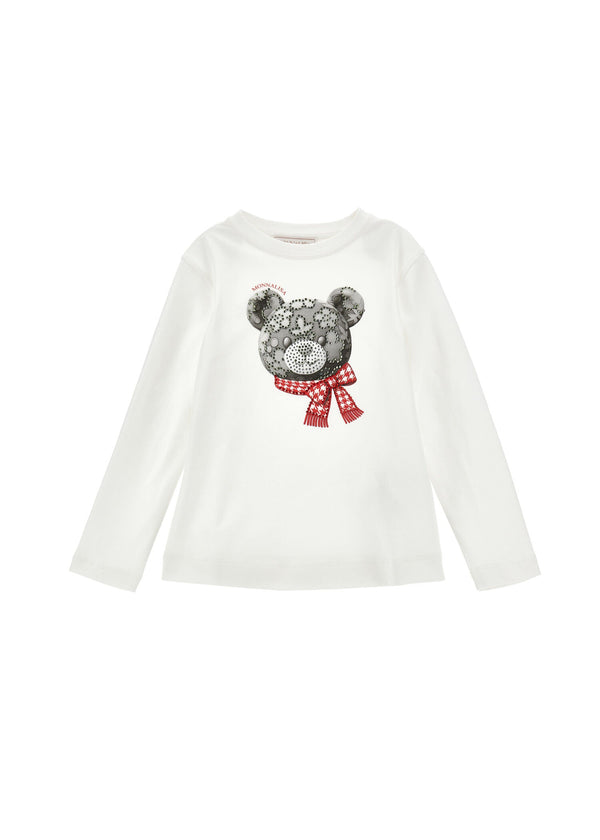 T-shirt Orsetto Paillettes
