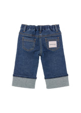 Jeans Monnalisa fiori ricamati
