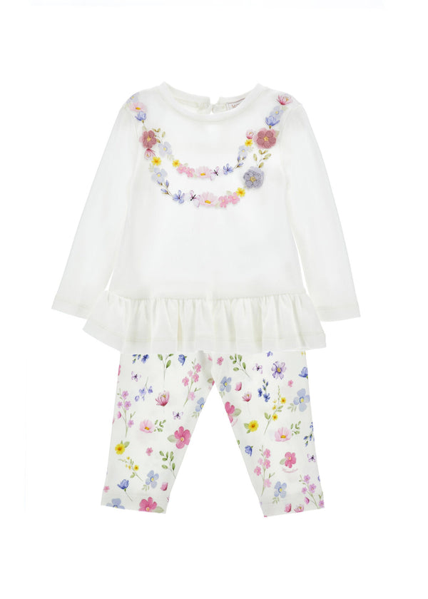 Completo Floreale Monnalisa