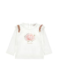 T-shirt Monnalisa con fiore