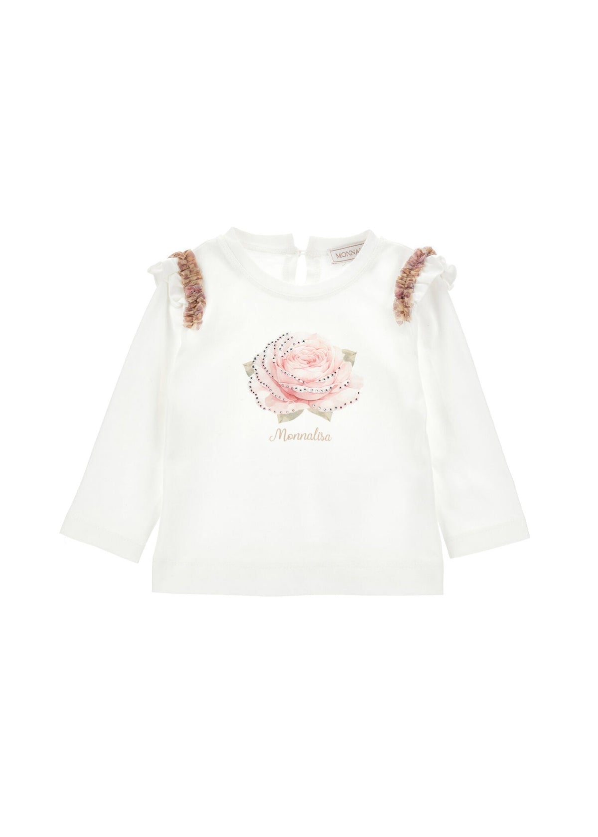 T-shirt Monnalisa con fiore