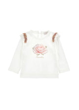 T-shirt Monnalisa con fiore