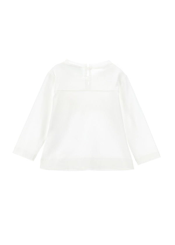 T-shirt Monnalisa floral logo