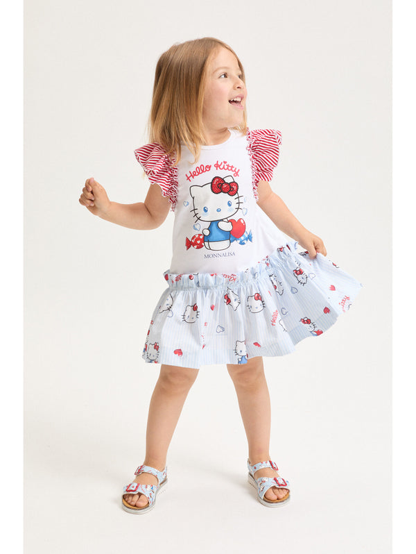 Vestito Hello Kitty con volants