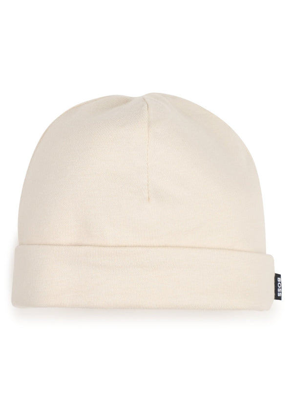BOSS Kids Set pigiama in velour e cappellino - Nuovo beige