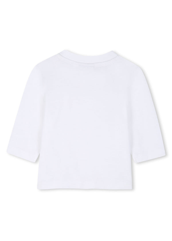 BOSS Kids Set cardigan con cappuccio, pantaloni e t-shirt in cotone biologico - Nuovo beige