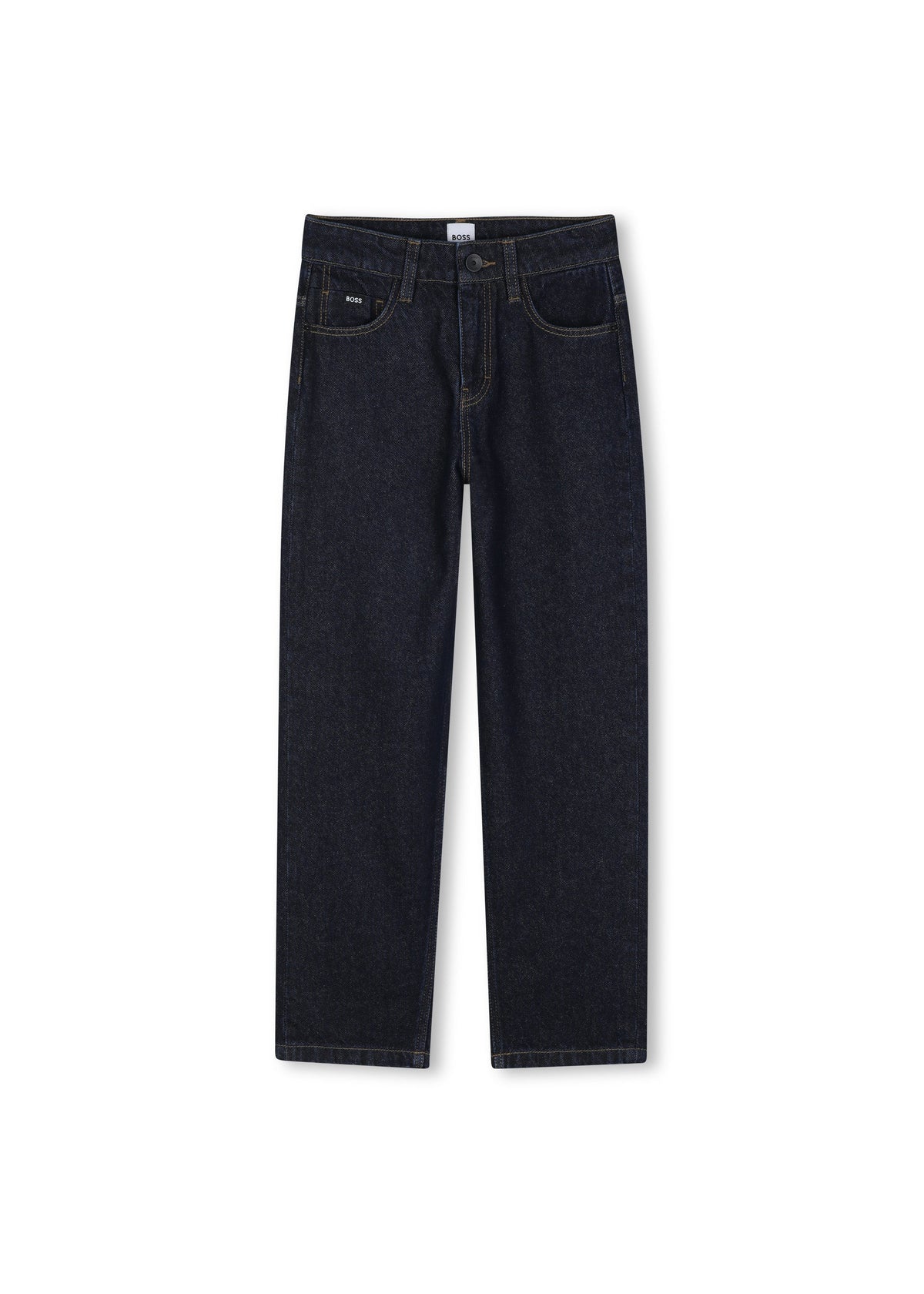 BOSS Kids Jeans loose fit in cotone - Denim grezzo