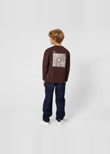 BOSS Kids Jeans loose fit in cotone - Denim grezzo