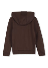 BOSS Kids Felpa con cappuccio e logo floccato - Bruno
