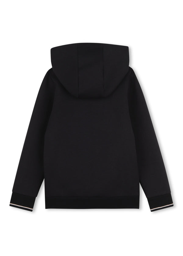 BOSS Kids Tuta con felpa con cappuccio e pantaloni - Nero