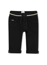 BOSS Kids Jeans neri con vita elasticizzata - Nero