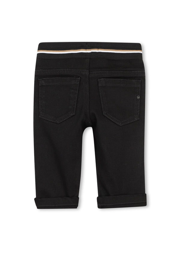 BOSS Kids Jeans neri con vita elasticizzata - Nero
