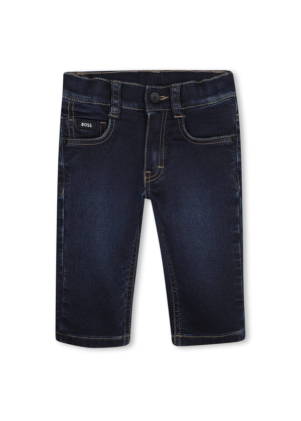 BOSS Kids Jeans in maglia denim - Denim stone