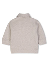 BOSS Kids Giacca in flanella mélange - Ecru antico