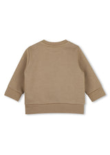 BOSS Kids Felpa girocollo con grande logo BOSS - Biscotto