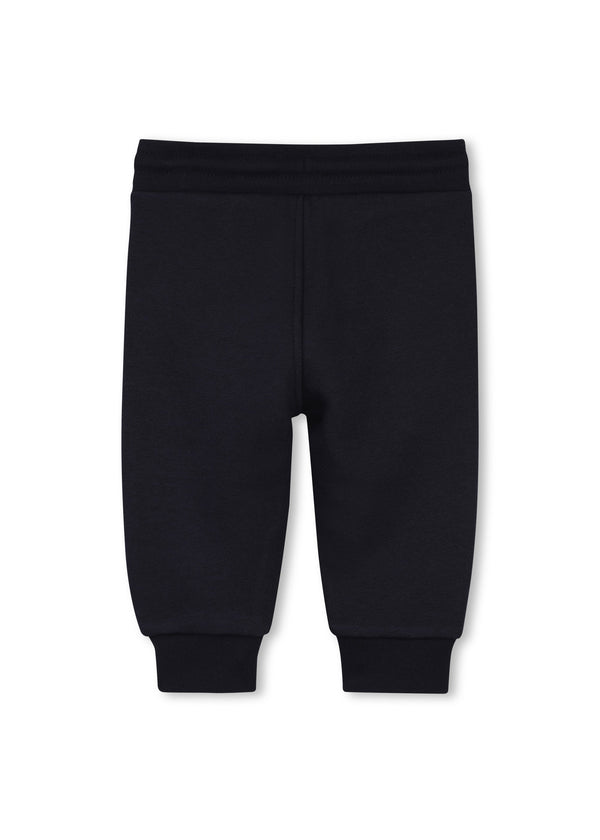 BOSS Kids Tuta con felpa con cappuccio e ricamo Double B - Marine