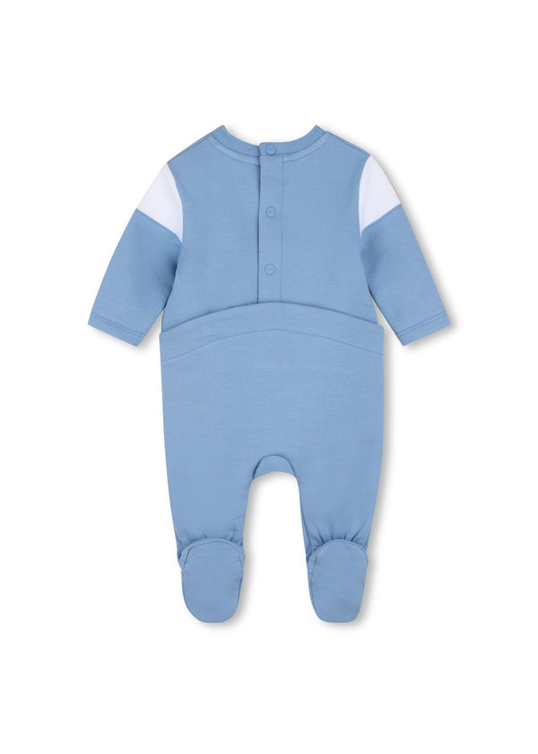 BOSS Kids Pigiama in felpa di cotone biologico - Ashleigh blue