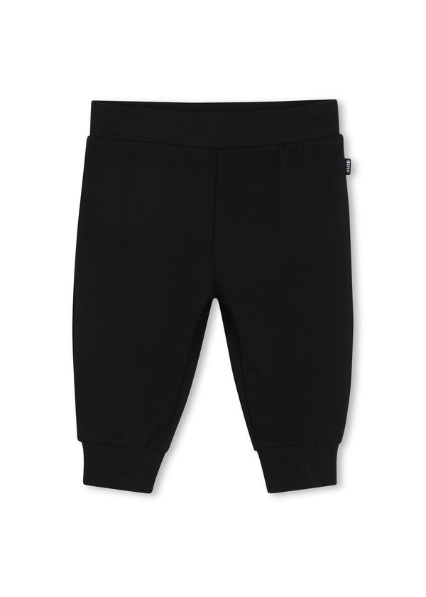 BOSS Kids Set felpa e pantaloni in cotone - Nero