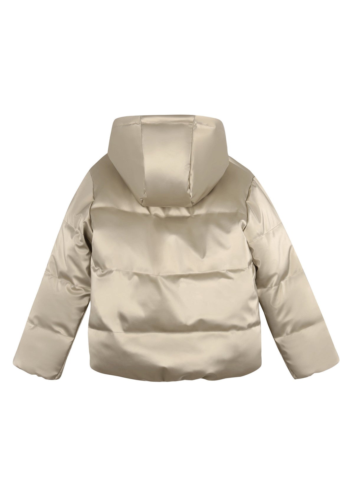 Michael Kors Kids Piumino reversibile con cappuccio e stampa MK Signature - Marrone chiaro