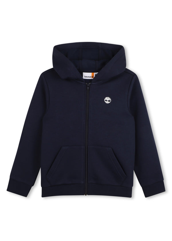 Timberland Kids Felpa con cappuccio e zip - Marine