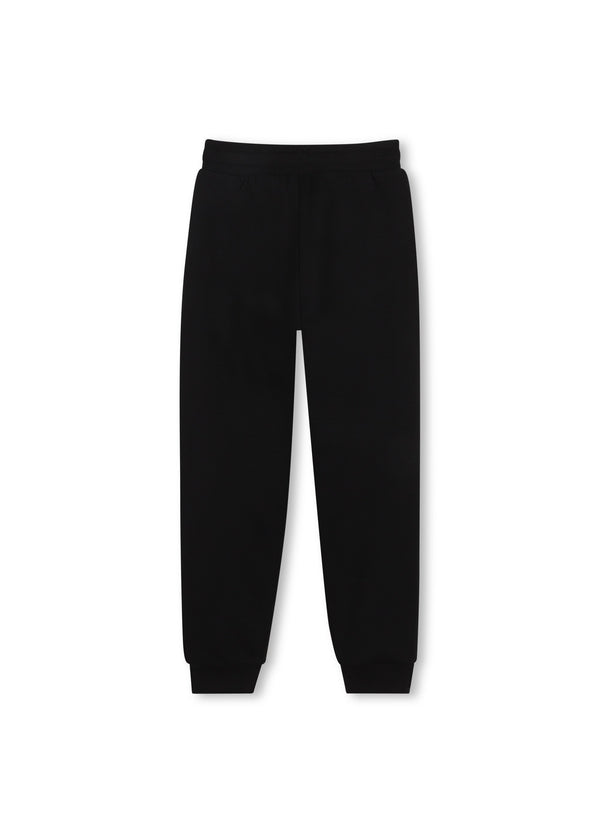 Timberland Kids Pantaloni jogging in felpa con logo - Nero