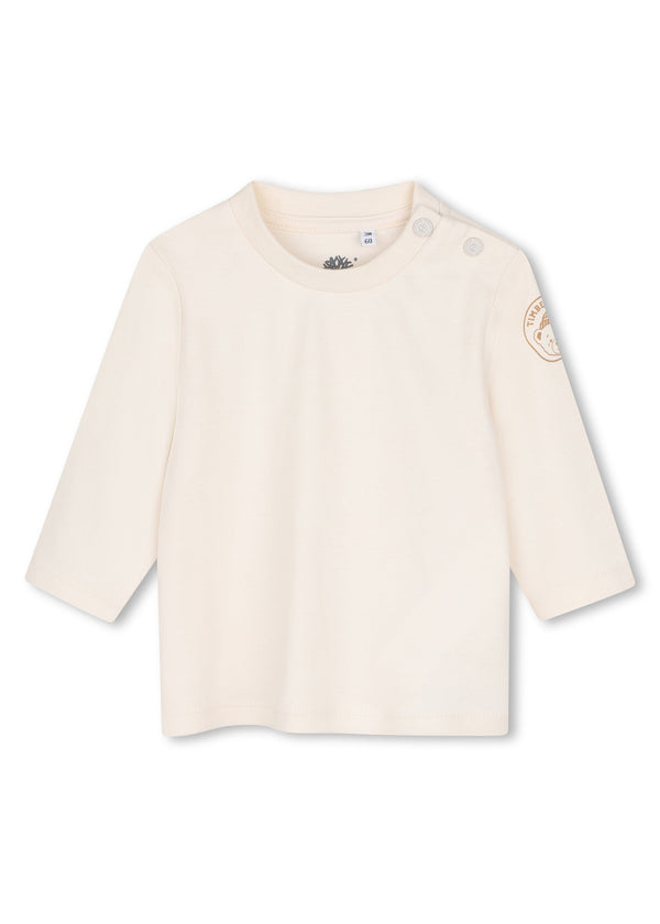 Timberland Kids Set salopette in denim e maglia a maniche lunghe - Grigio mare