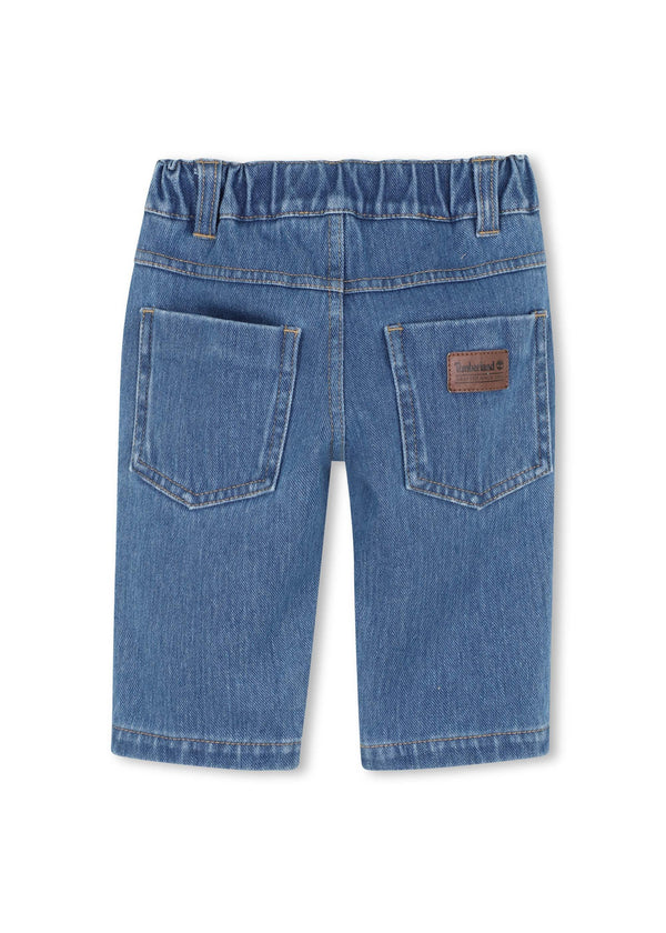 Timberland Kids Pantaloni in maglia denim - Grigio mare