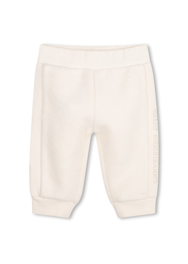 Timberland Kids Pantaloni jogging in cotone biologico - Avorio