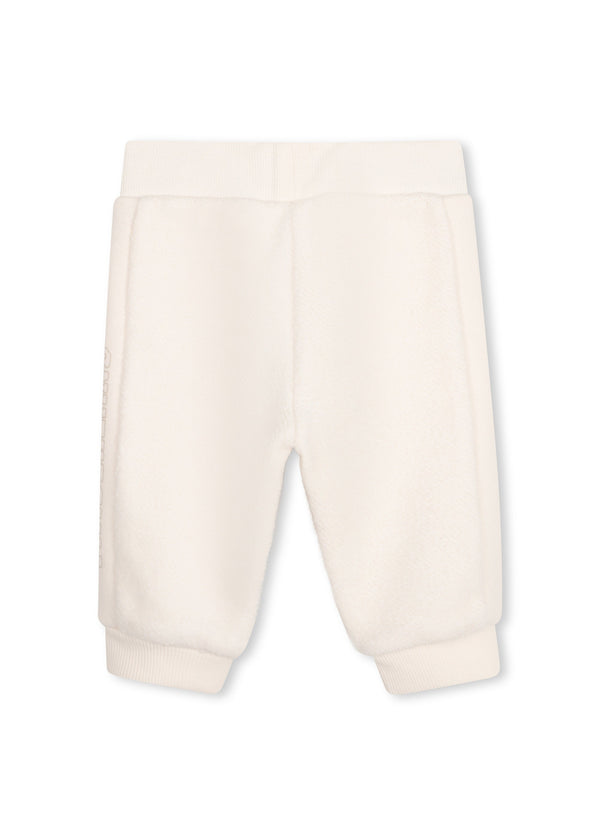 Timberland Kids Pantaloni jogging in cotone biologico - Avorio