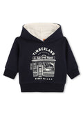 Timberland Kids Felpa con cappuccio e illustrazione - Marine