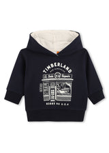 Timberland Kids Felpa con cappuccio e illustrazione - Marine