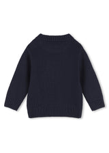 Timberland Kids Maglione in maglia con logo in rilievo - Marine
