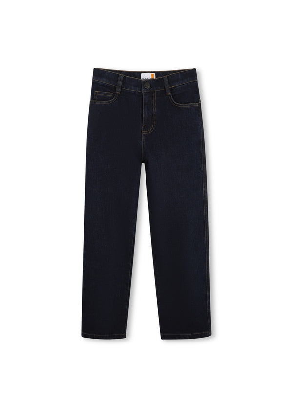 Timberland Kids Jeans loose fit con vita regolabile - Denim scuro