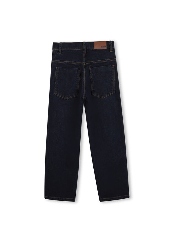 Timberland Kids Jeans loose fit con vita regolabile - Denim scuro
