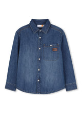 Timberland Kids Camicia in denim leggero - Denim chiaro