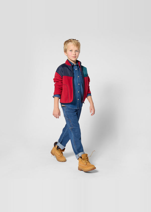 Timberland Kids Camicia in denim leggero - Denim chiaro
