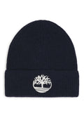 Timberland Kids Berretto in maglia con logo ricamato - Marine