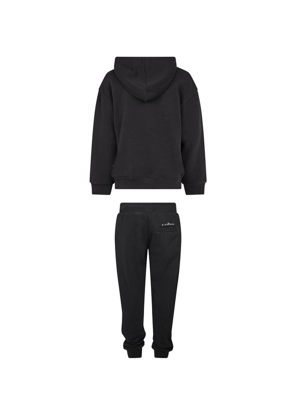 Richmond Junior Completo felpa con cappuccio e pantaloni in felpa - Black