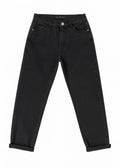 Richmond Junior Jeans cinque tasche con fondo risvoltato - Denim Black