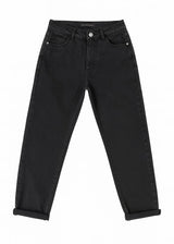 Richmond Junior Jeans cinque tasche con fondo risvoltato - Denim Black