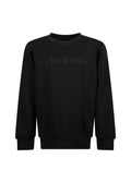 Richmond Junior Felpa girocollo con logo lettering tono su tono - Black