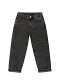 Richmond Junior Jeans a gamba ampia con toppe lettera sul retro - Denim Black