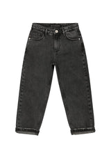 Richmond Junior Jeans a gamba ampia con toppe lettera sul retro - Denim Black