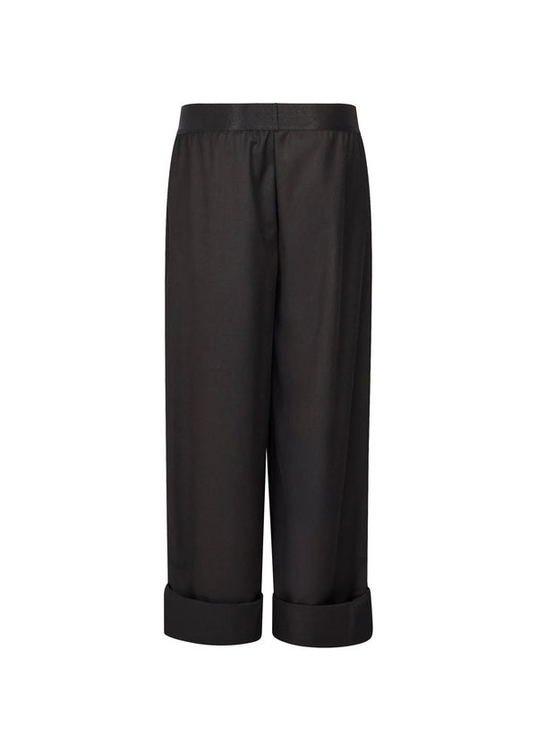 Richmond Junior Pantaloni ampi con elastico logato e fondo risvoltato - Black