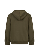 Richmond Junior Felpa con cappuccio e logo JR ricamato in rilievo - Olive