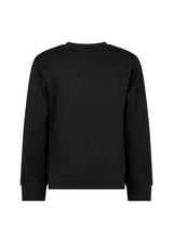 Richmond Junior Felpa girocollo con logo lettering sul petto - Black