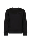Richmond Junior Felpa girocollo con logo lettering sul petto - Black